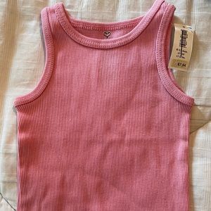 Old Navy pink tank top, 6-12 months. NEW